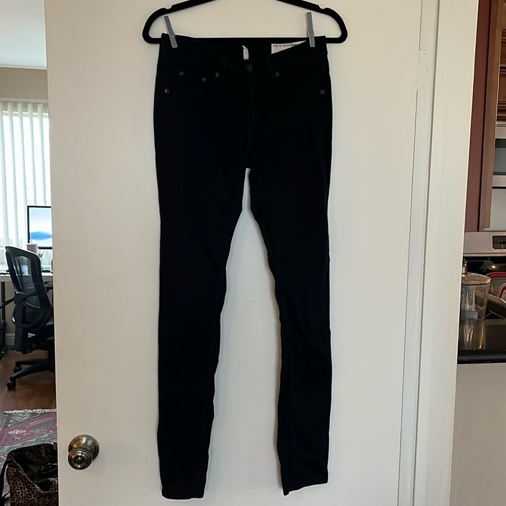 Rag and Bone Black “Legging” Jean